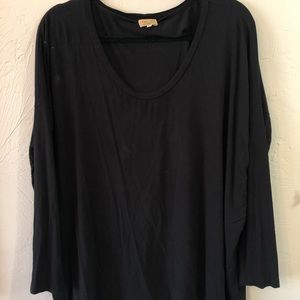 Black long sleeve PIKO top
